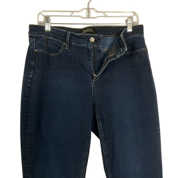 Talbots Flawless Five-Pocket Jeans, Straight Curvy, size 8 - Picture 4 of 10